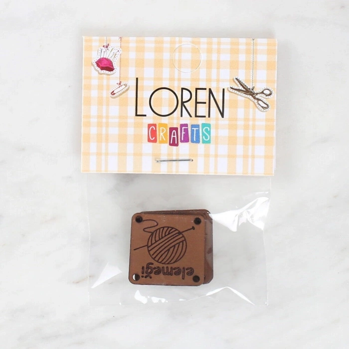 Loren Crafts Leather Patch 5 Pieces - 1585