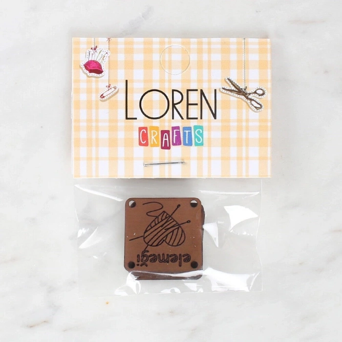 Loren Crafts Leather Patch 5 Pieces - 1588