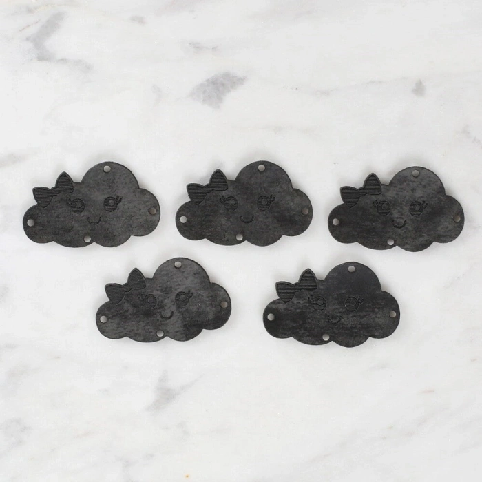 Loren Crafts Figured Leather Patch 5 Pieces - 1573