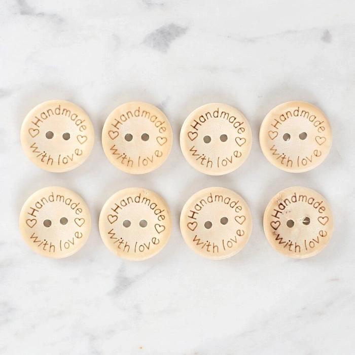 Loren Crafts Handmade 8-piece Button - 1615