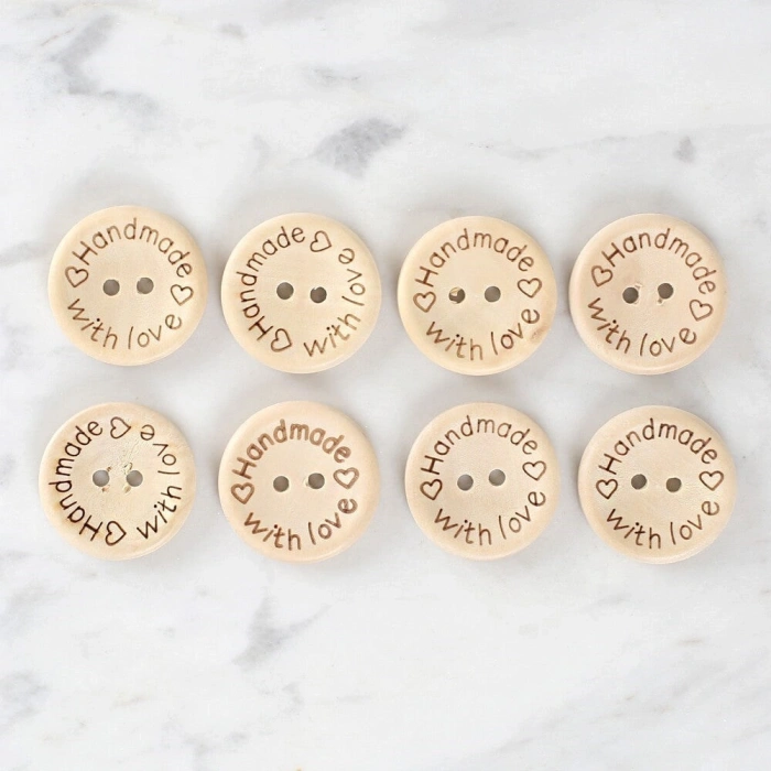 Loren Crafts Handmade 8-piece Button - 1616