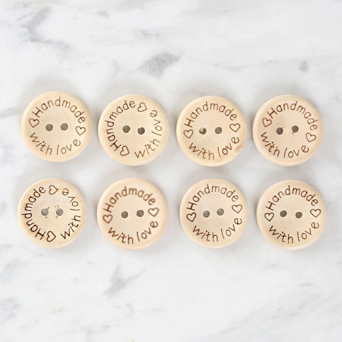 Loren Crafts Handmade 8li Düğme - 1616