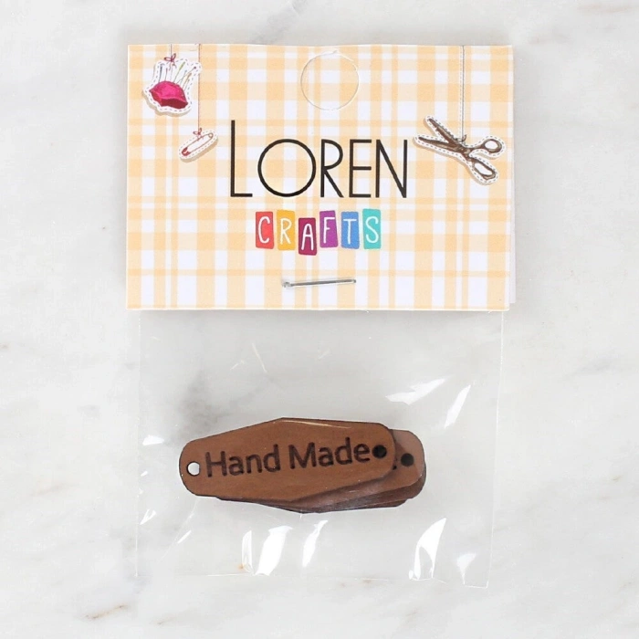 Loren Crafts Handmade Leather Patch 5 Pieces - 1548