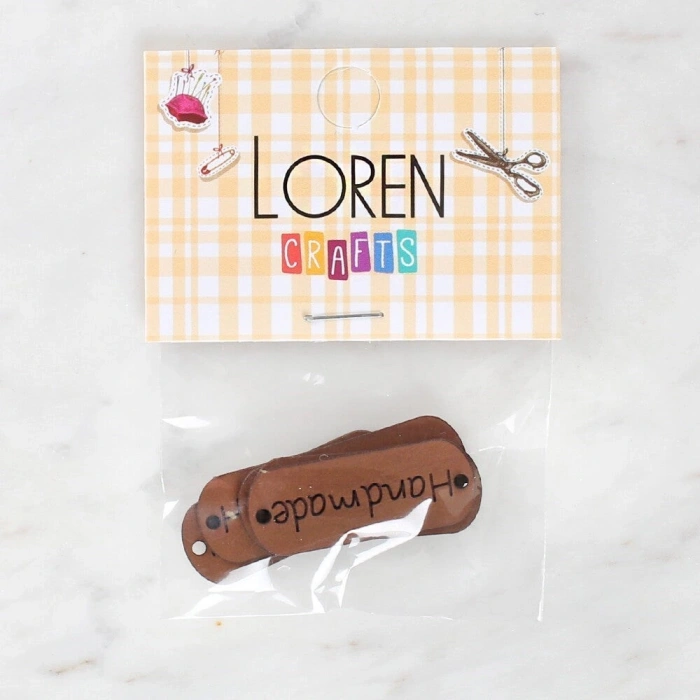 Loren Crafts Handmade Leather Patch 5 Pieces - 1553