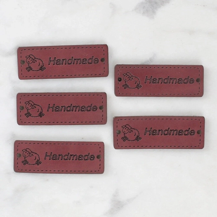 Loren Crafts Handmade Leather Patch 5 Pieces - 1556