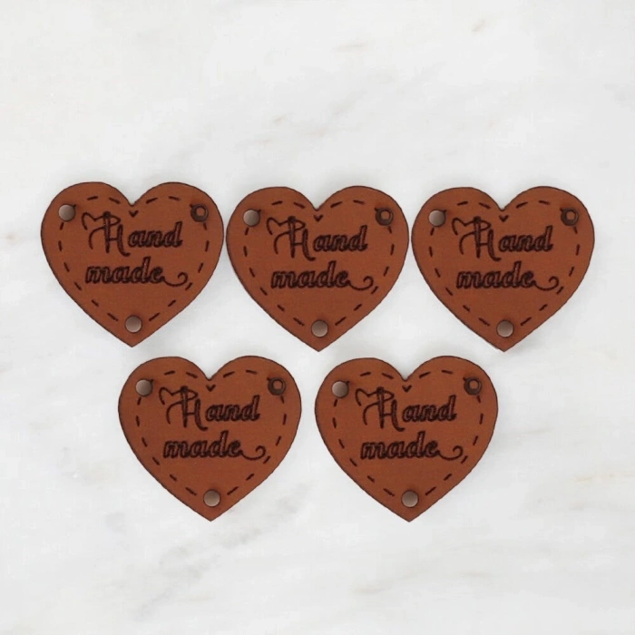 Loren Crafts Handmade Leather Patch 5 Pieces - 1562