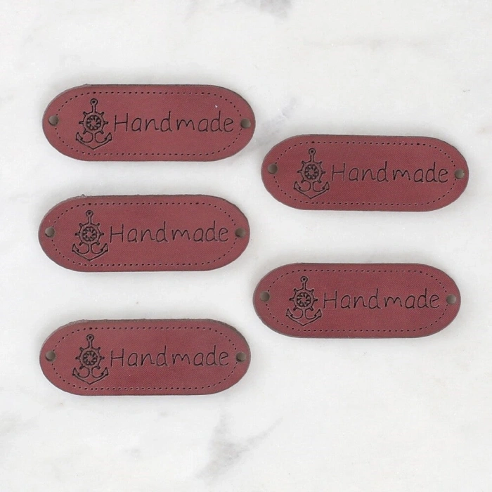 Loren Crafts Handmade Leather Patch Set of 5 - 1590