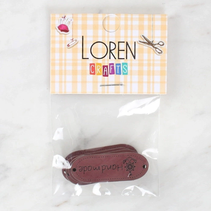 Loren Crafts Handmade Leather Patch Set of 5 - 1590