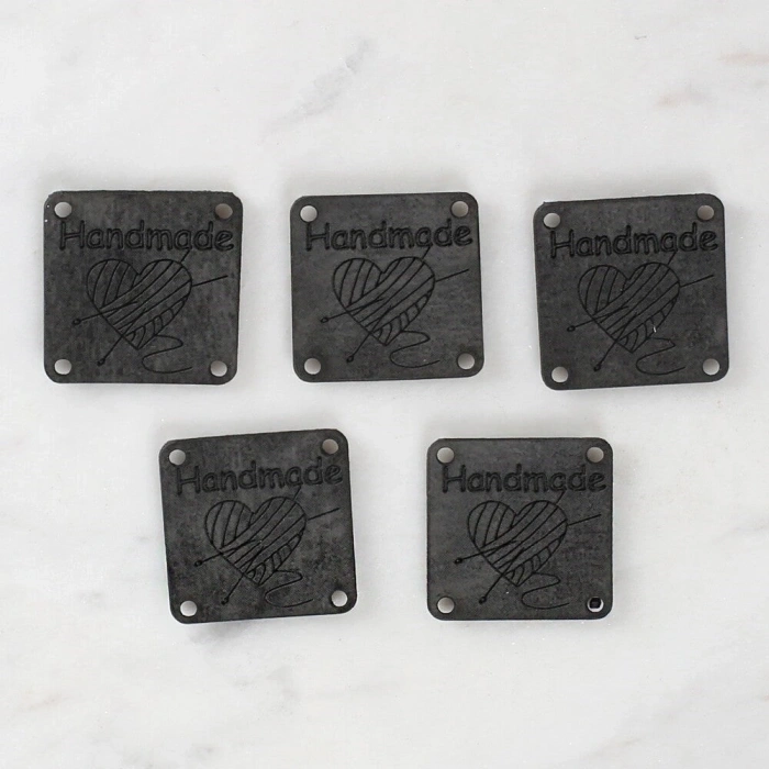 Loren Crafts Handmade Leather Patch 5 Pieces - 1597