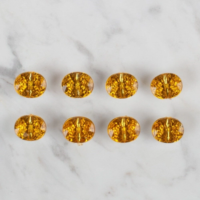 Loren Crafts hardal sarısı 8 li düğme - 242