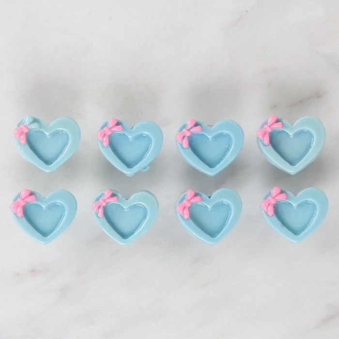 Loren Crafts Mavi 8li Düğme - 3014