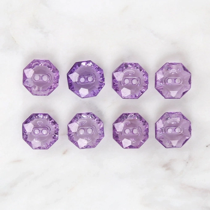 Loren Crafts Mor 8li Düğme - 3066