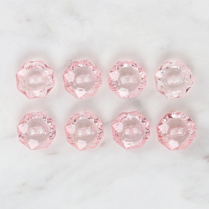 Loren Crafts Pembe 8li Düğme - 3064