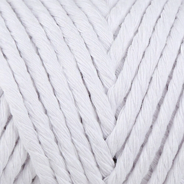 Loren Decor 3-Ply Macrame Cord White - L001