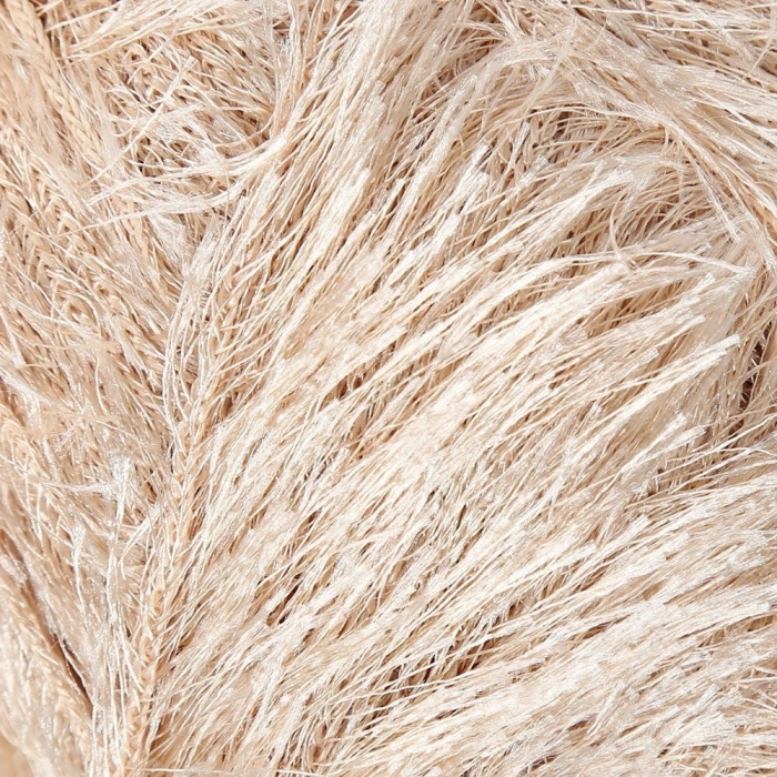 Loren Furry Beige Knitting Yarn - RF100