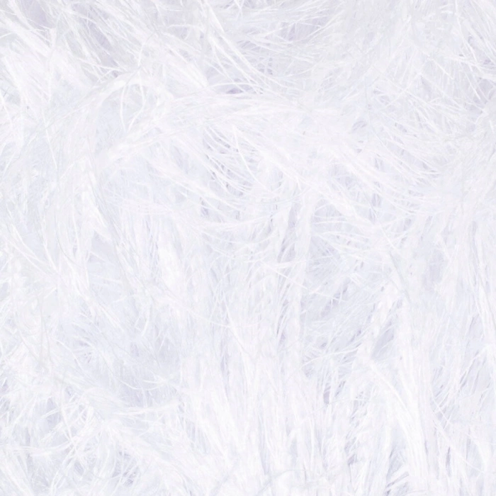Loren Furry White Hand Knitting Yarn - RF118 - 34067