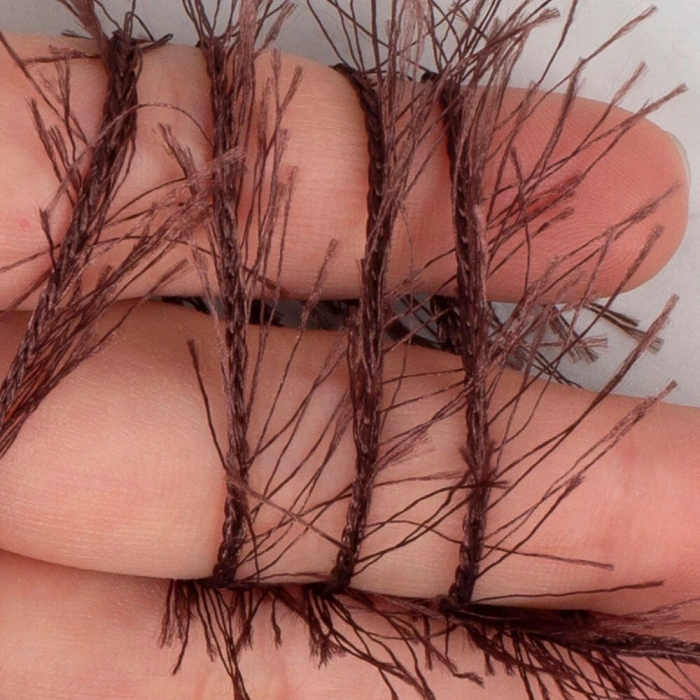 Loren Furry Brown Hand Knitting Yarn - RF093 - 34064