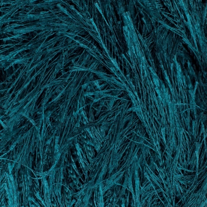 Loren Furry Petrol Blue Hand Knitting Yarn - RF039 - 34057