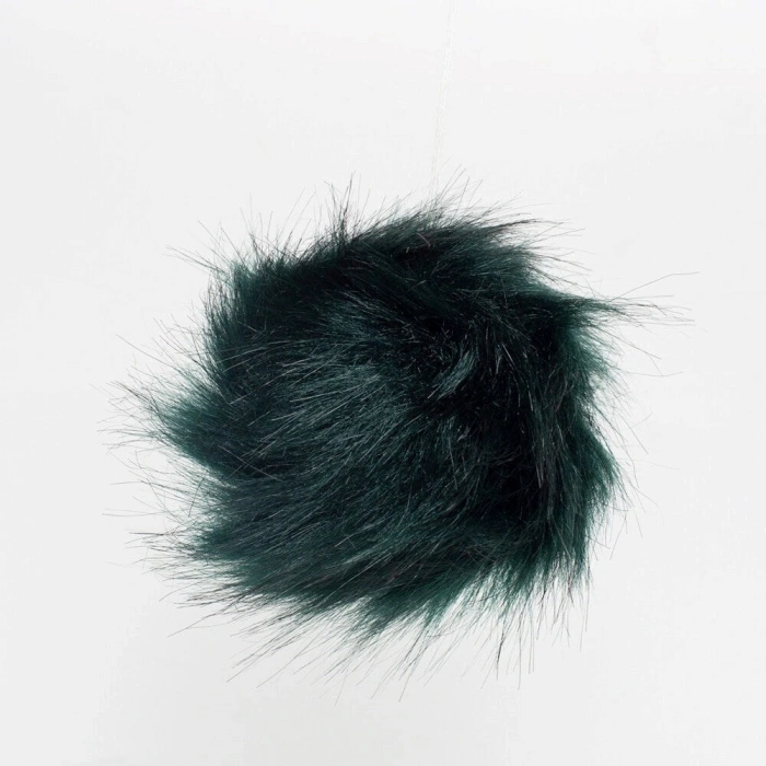 Loren Fluffy Green Pom Pom