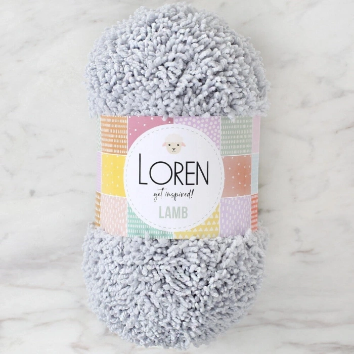 Loren Lamb Gray Left Knitting Yarn - R020 - 34422