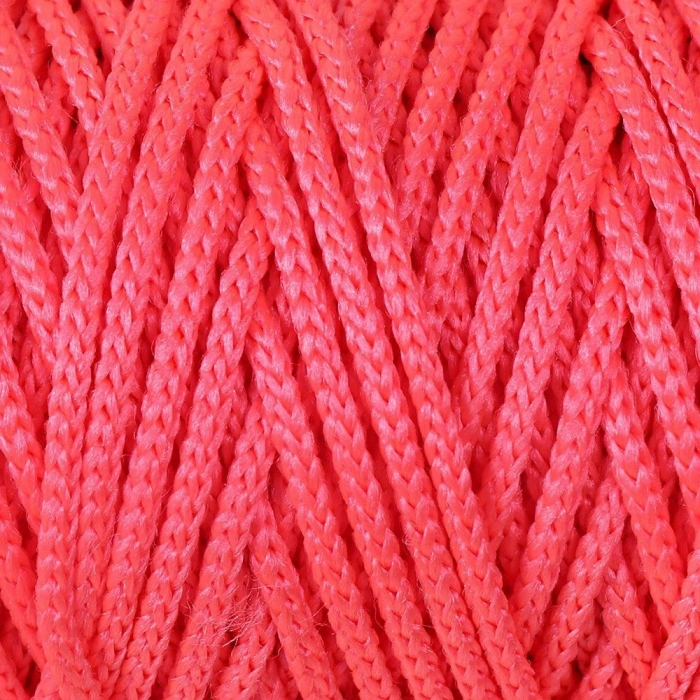 Loren Macrame Neon Pink Hand Knitting Yarn - L116