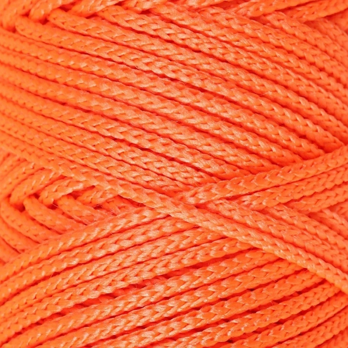 Loren Macrame Neon Orange Hand Knitting Yarn - L113