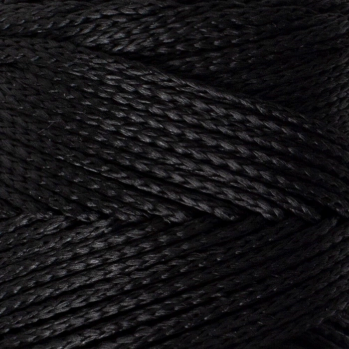 Loren Macrame Black Hand Knitting Yarn - RM 001 - 34323