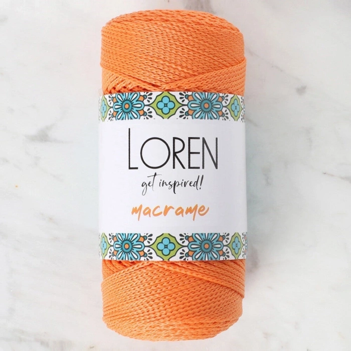 Loren Macrame Orange Hand Knitting Yarn - RM 0125 - 34335