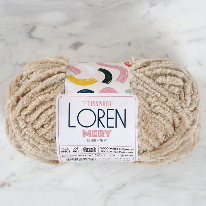 Loren Mery Fine Crochet Yarn - M408 - 34315