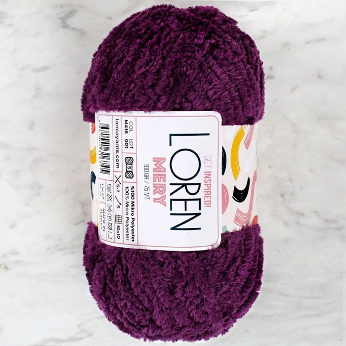 Loren Mery Mohair Yarn - M416 - 34321