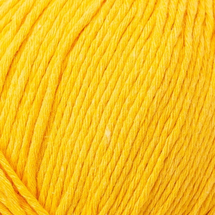 Loren Natural Cotton Mustard Yellow Hand Knitting Yarn - R002 - 33919