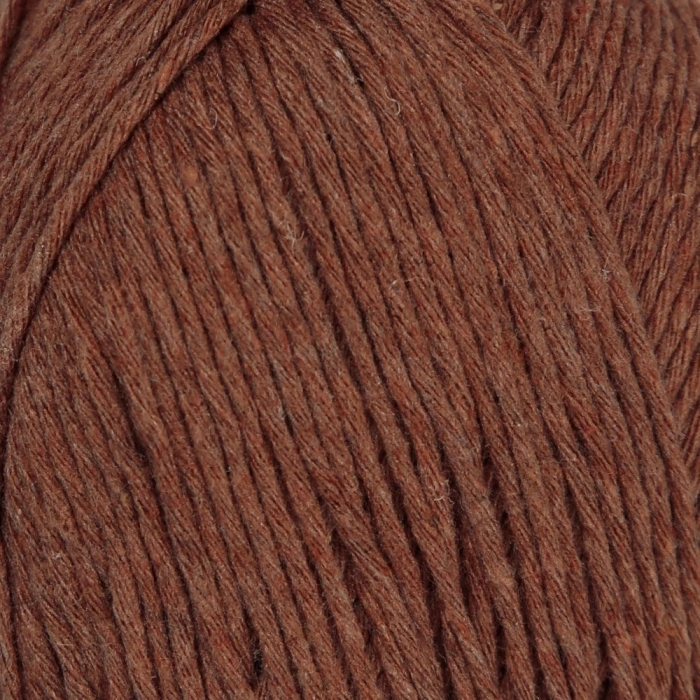 Loren Natural Cotton Cinnamon Hand Knitting Yarn - R072