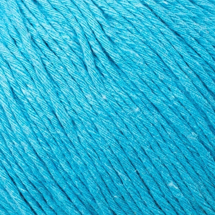 Loren Natural Cotton Turquoise Hand Knitting Yarn - R091 - 33923