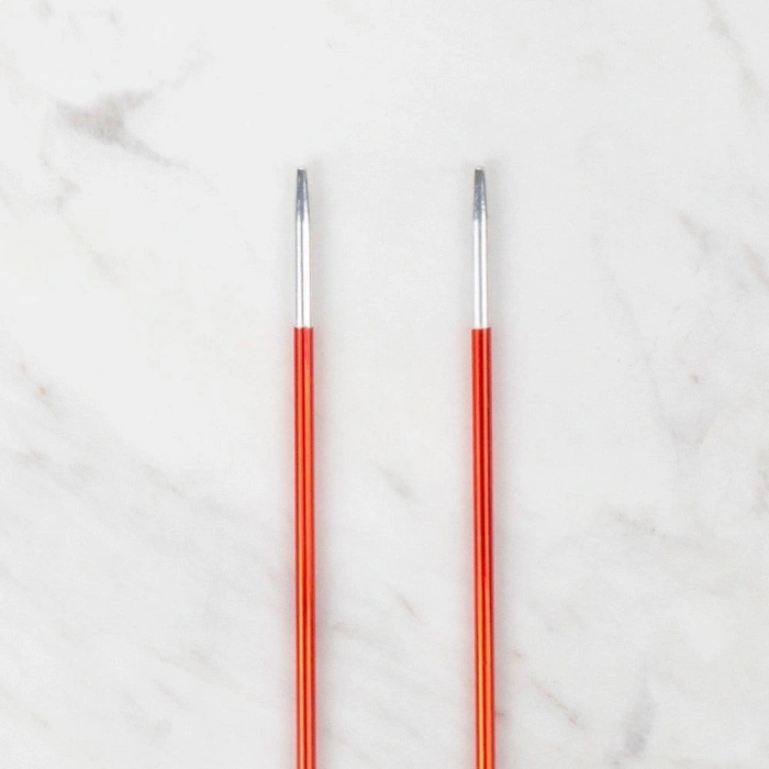 Loren Rythm 2,5mm Kırmızı Renkli Metal Örgü Şişi