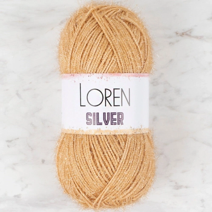 Loren Silver Beige Knitting Yarn - RS00100 - 34095