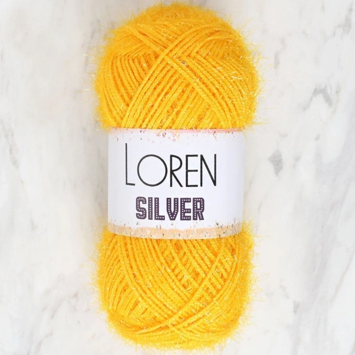 Loren Silver Mustard Knitting Yarn - RS0075 - 34073