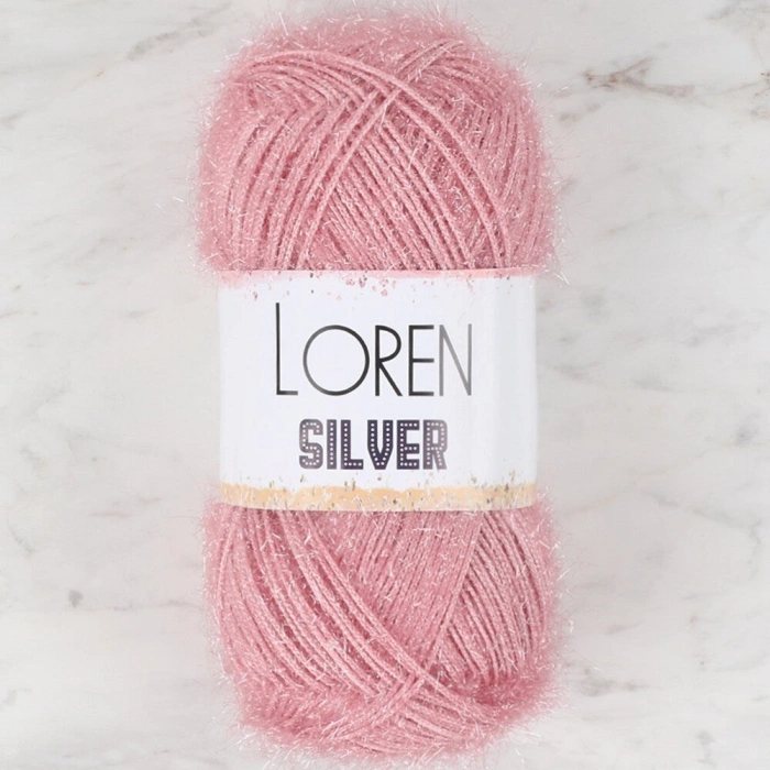 Loren Silver Pink Knitting Yarn - RS0038 - 34080