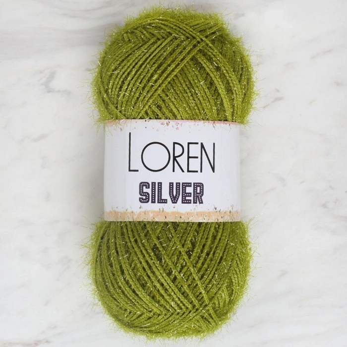 Loren Silver Yeşil El Örgü İpi - RS0044 - 34100