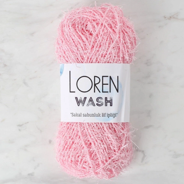 Loren Wash Baby Pink Hand Knitting Yarn - R094 - 34022