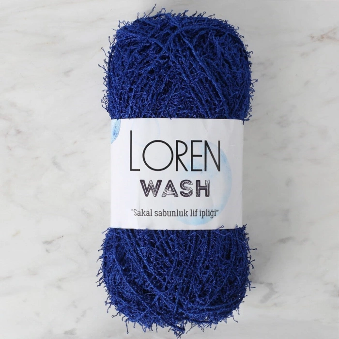 Loren Wash Saks Blue Hand Knitting Yarn - R025 - 34017