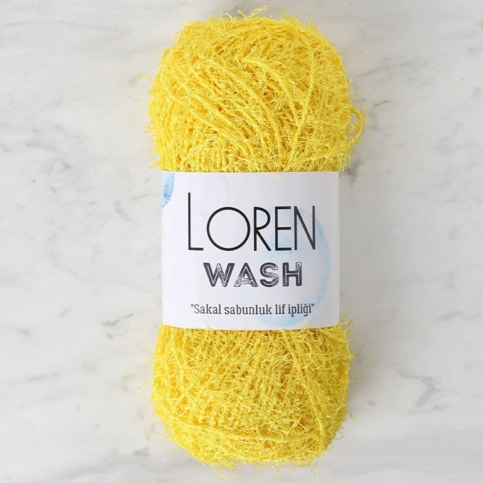 Loren Wash Yellow Knitting Yarn - R002 - 34036
