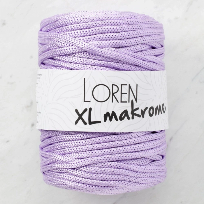 Loren XL Makrome Lila El Örgü İpi - R037 - 33716