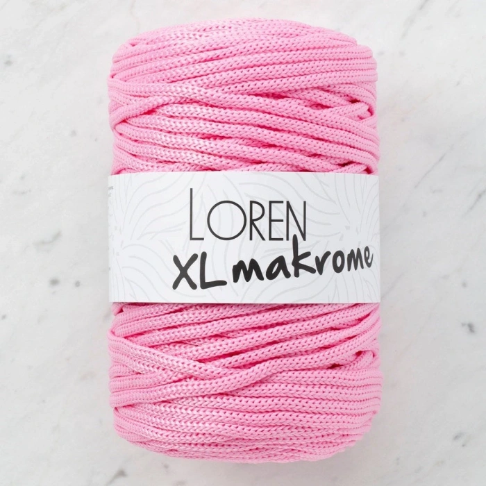 Loren XL Macrame Pink Hand Knitting Yarn - R047 - 33712