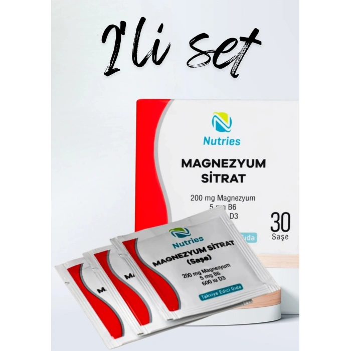 Magnezyum Sitrat Saşe – 2’li Avantaj Paketi