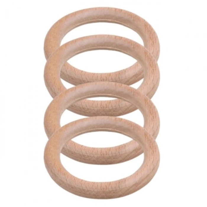 Makrome Tahta Halka 6 Cm