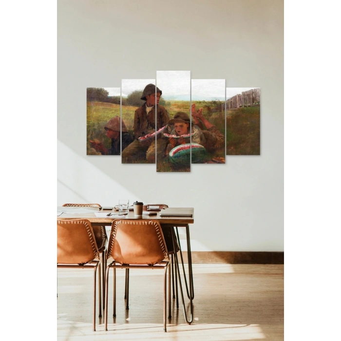 Manzara 5 Parçalı Mdf Tablo 60 x 100