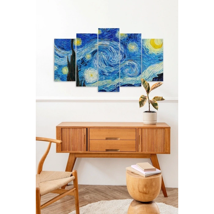 Manzara 5 Parçalı Mdf Tablo 60 x 100