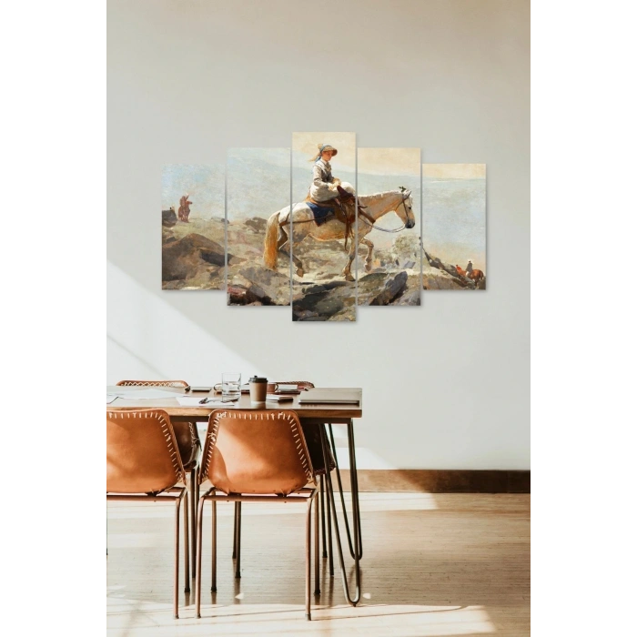 Manzara 5 Parçalı Mdf Tablo 60 x 100