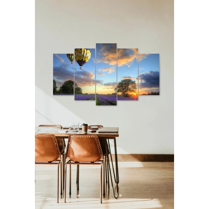 Manzara 5 Parçalı Mdf Tablo 60 x 100