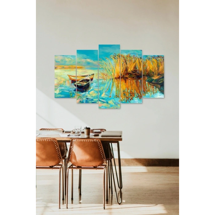 Manzara 5 Parçalı Mdf Tablo 60 x 100